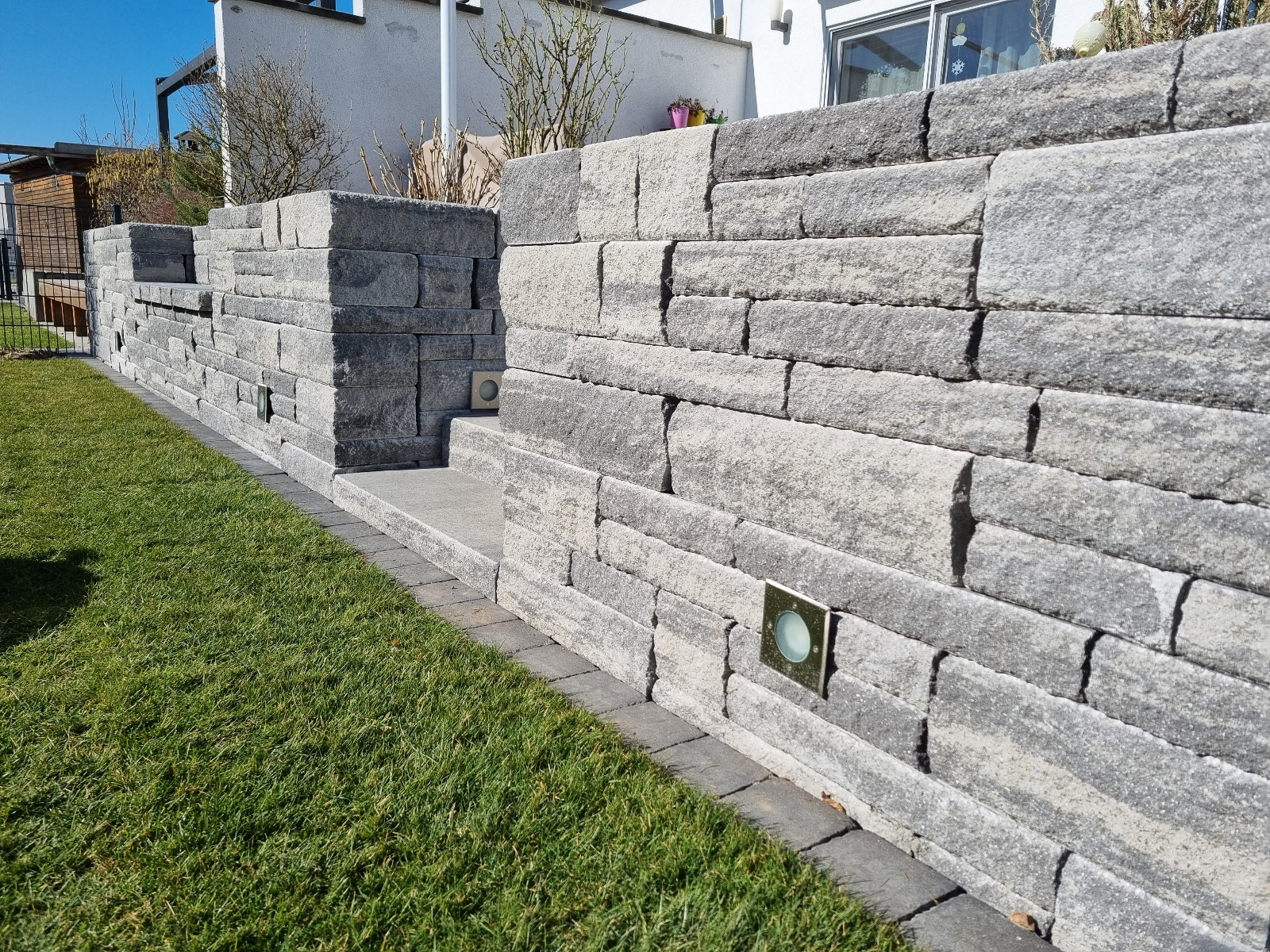 Formaler Garten mit geschnittenen Hecken